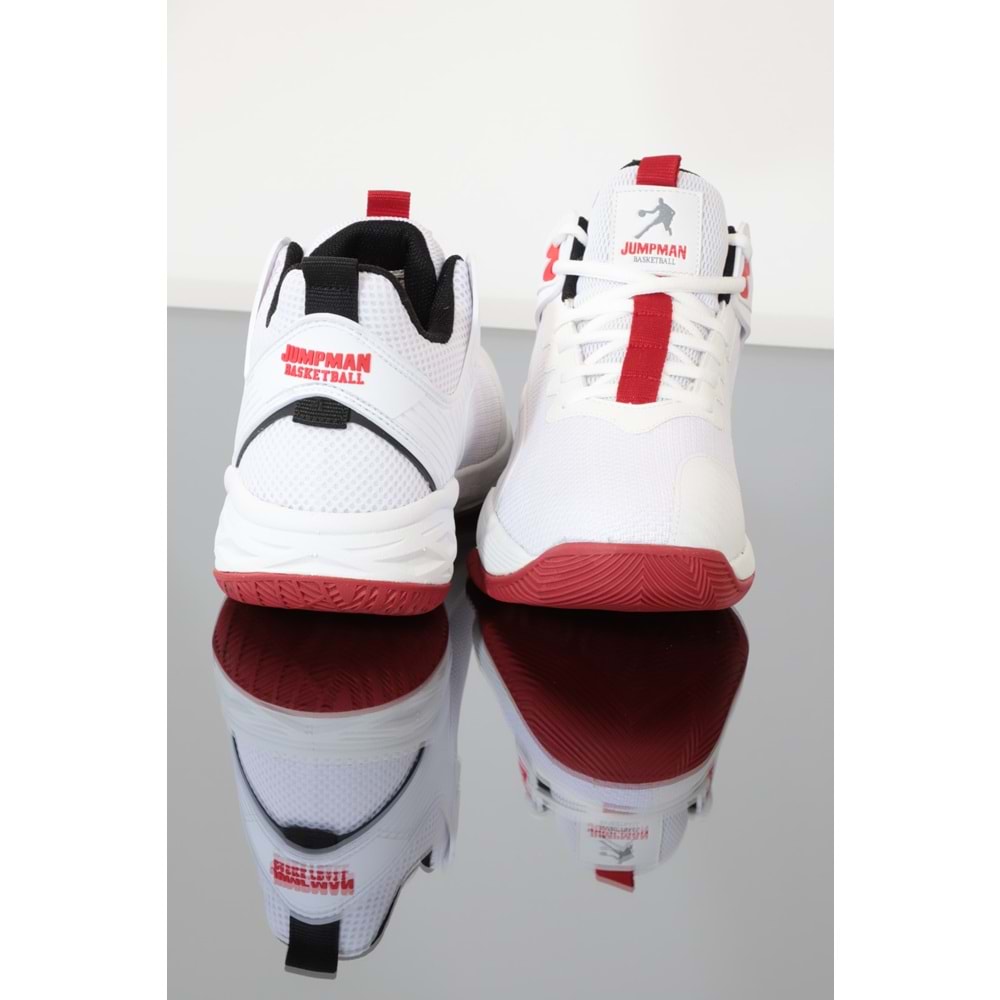 Konfores 1147-27432 Anatomik Tabanlı Basketbol Ayakkabısı - NKT01147-BEYAZ-36