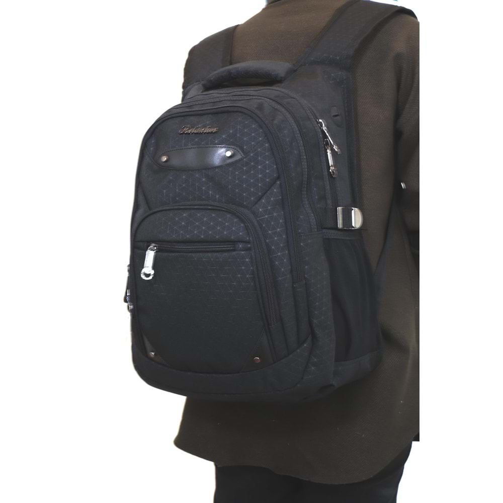Konfores 1166 Anatomik Yarasa Sırt Çantası - NKT01166-siyah-TEK EBAT