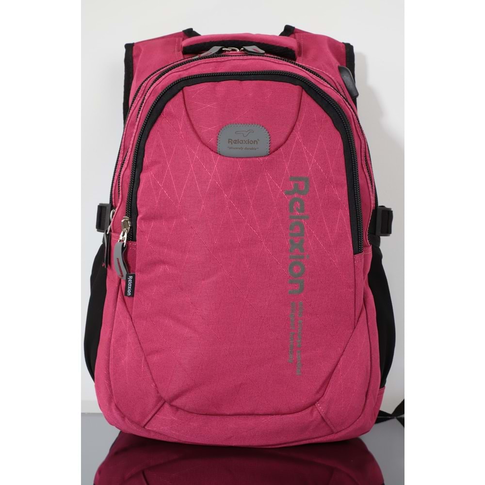 Konfores 1167 Unisex Anatomik Yarasa Sırt Çantası - NKT01167-fuşya-TEK EBAT