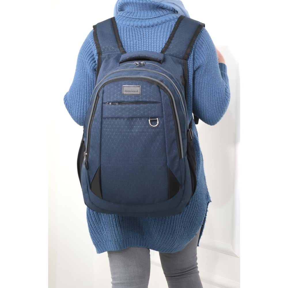 Konfores 1170 Unisex Anatomik Yarasa Sırt Çantası - NKT01170-lacivert-TEK EBAT