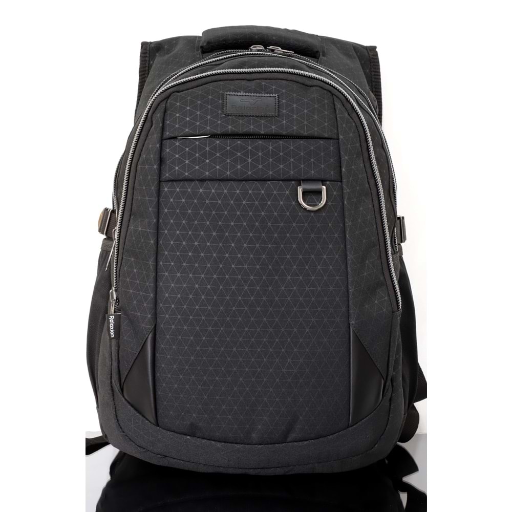 Konfores 1170 Unisex Anatomik Yarasa Sırt Çantası - NKT01170-siyah-TEK EBAT