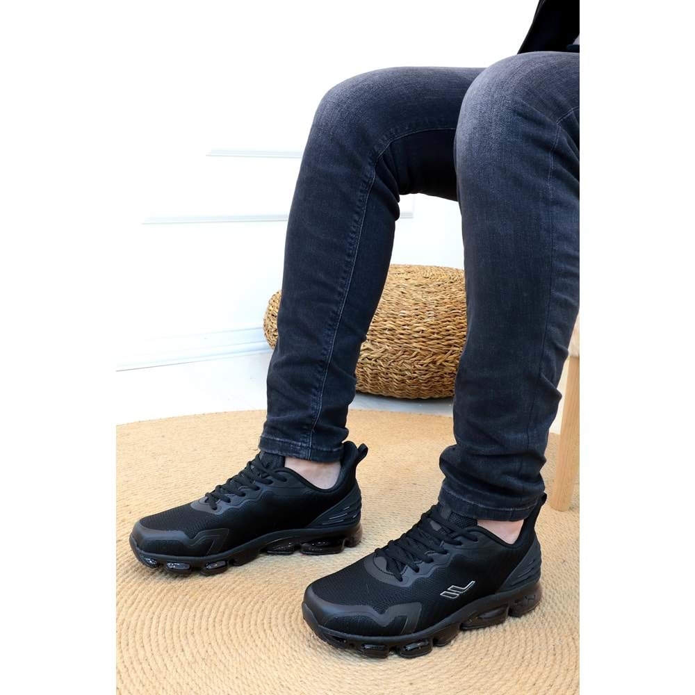 Konfores 1187 Anatomik Air Tabanlı Koşu Ayakkabısı - NKT01187-siyah-44