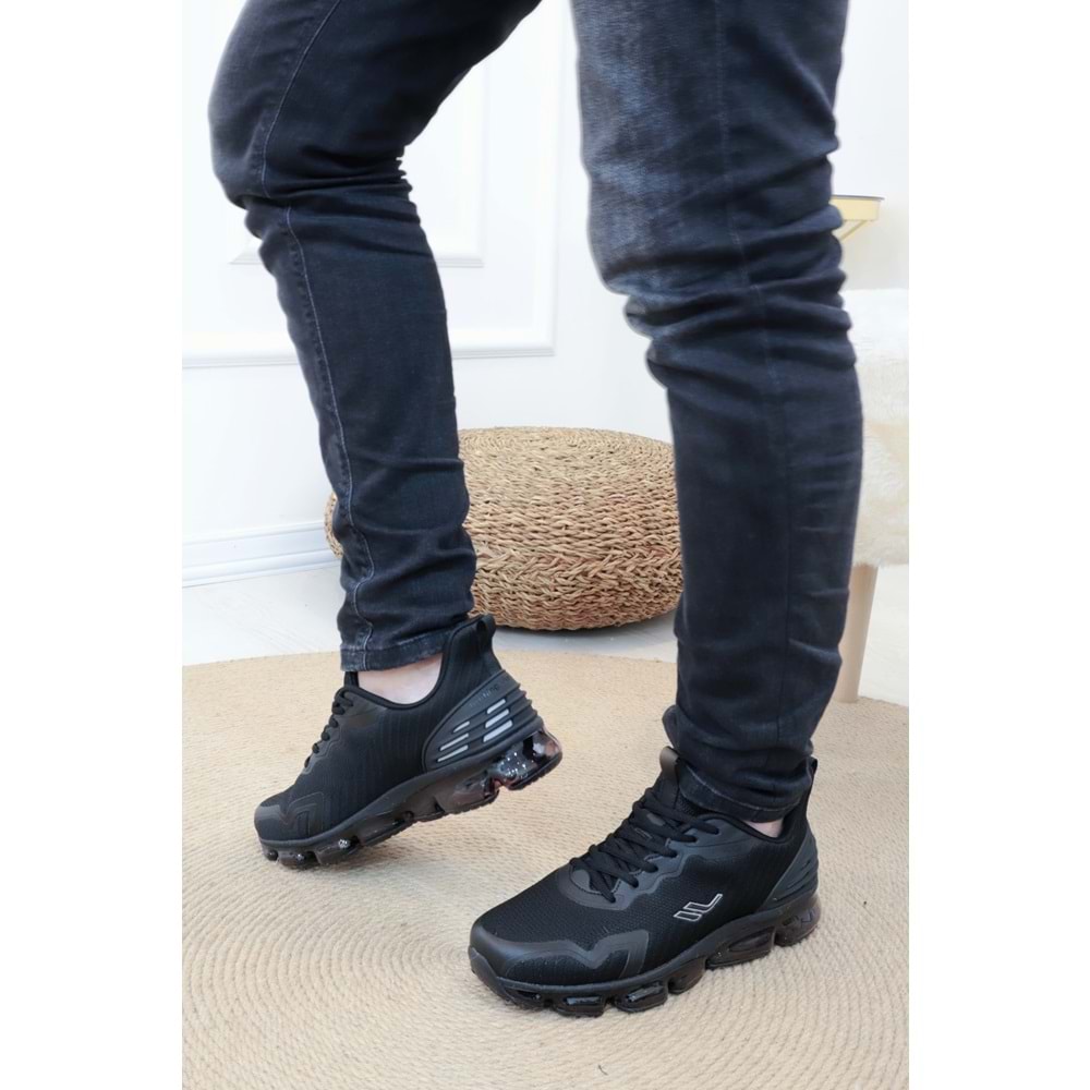 Konfores 1187 Anatomik Air Tabanlı Koşu Ayakkabısı - NKT01187-siyah-45