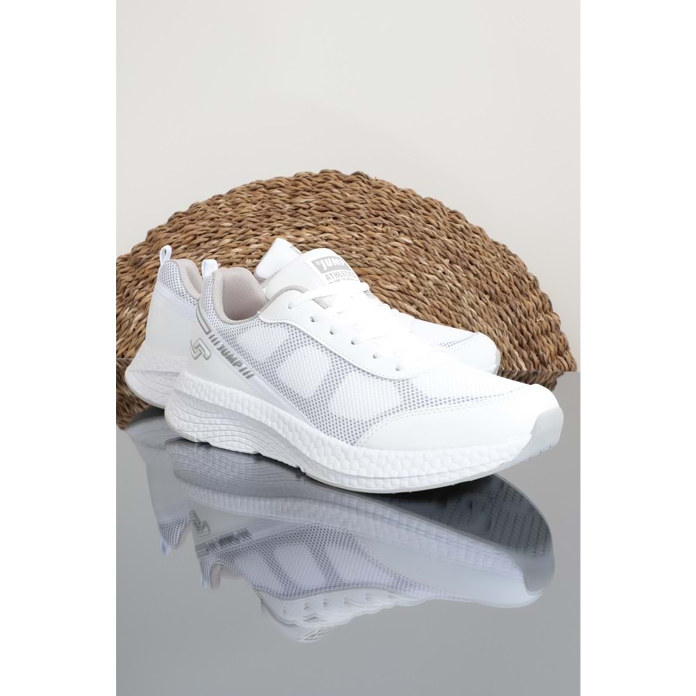 Konfores 1209-27461 Anatomik Taban Unisex Koşu Ayakkabısı - NKT01209-BEYAZ-40