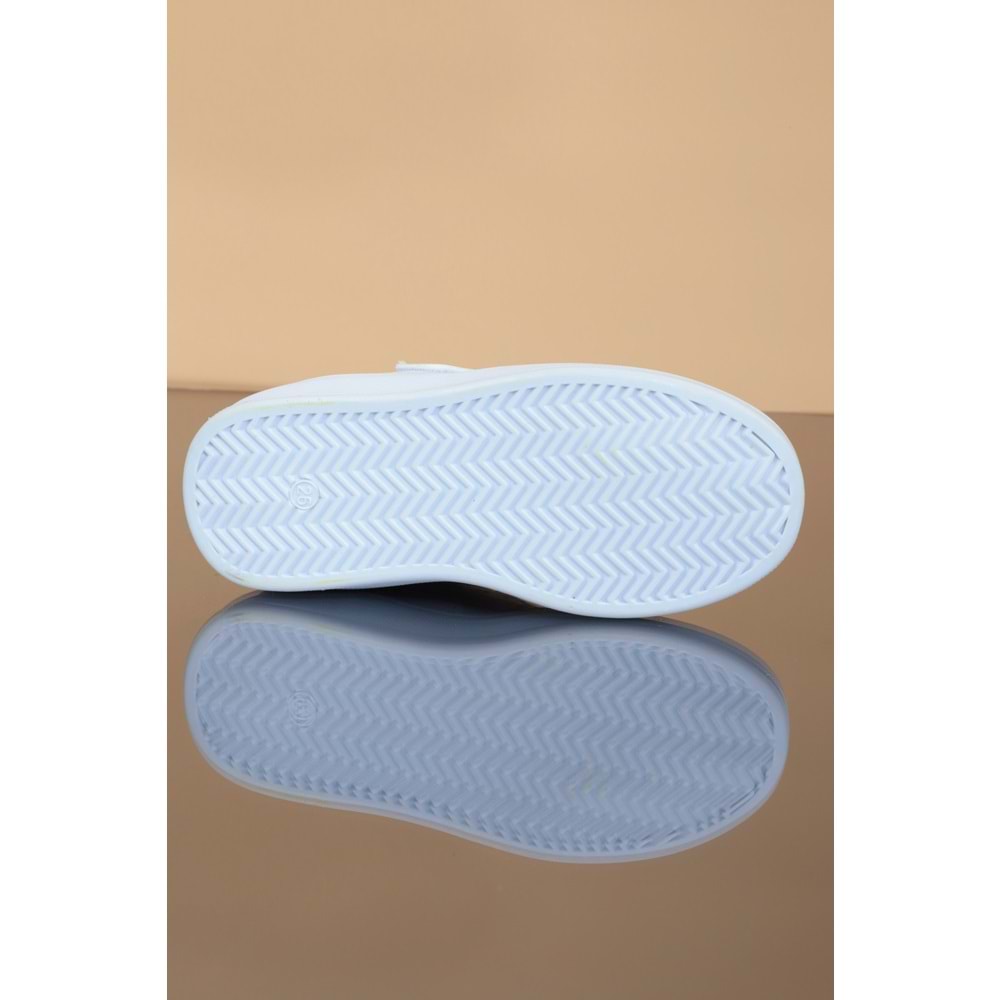 Kidessa 1220 Anatomik Taban Unisex Çocuk Spor Ayakkabı - NKT01220-BEYAZ-26
