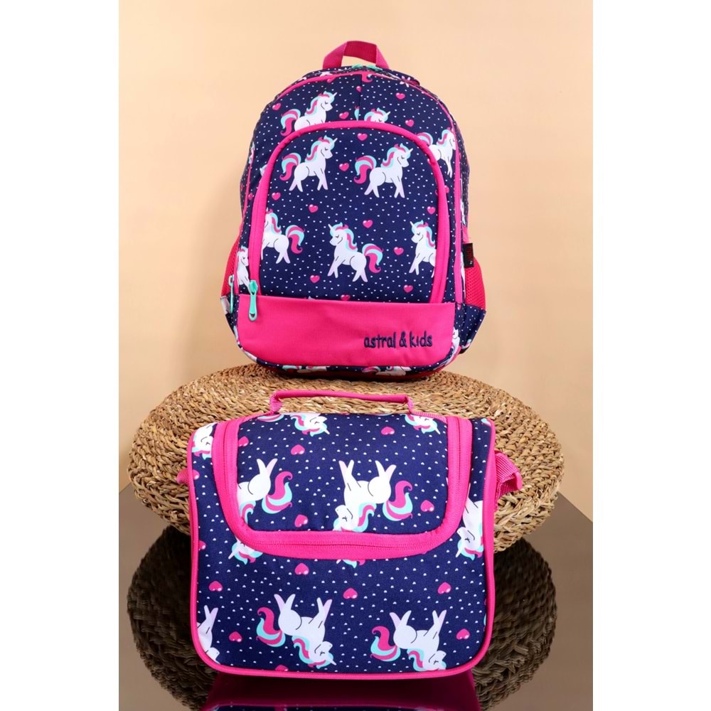 Kidessa 1232 Anatomik Sırtlı Yapılı İlkokul Çantası - NKT01232-lacivert-TEK EBAT
