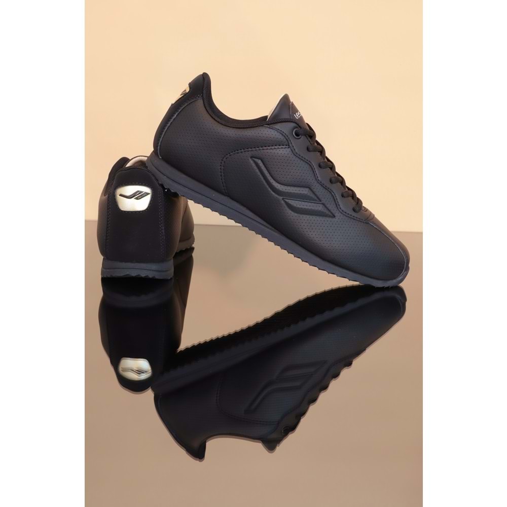 Konfores 1247-Neptun Anatomik Taban Sneakers Ayakkabı - NKT01247-siyah-40