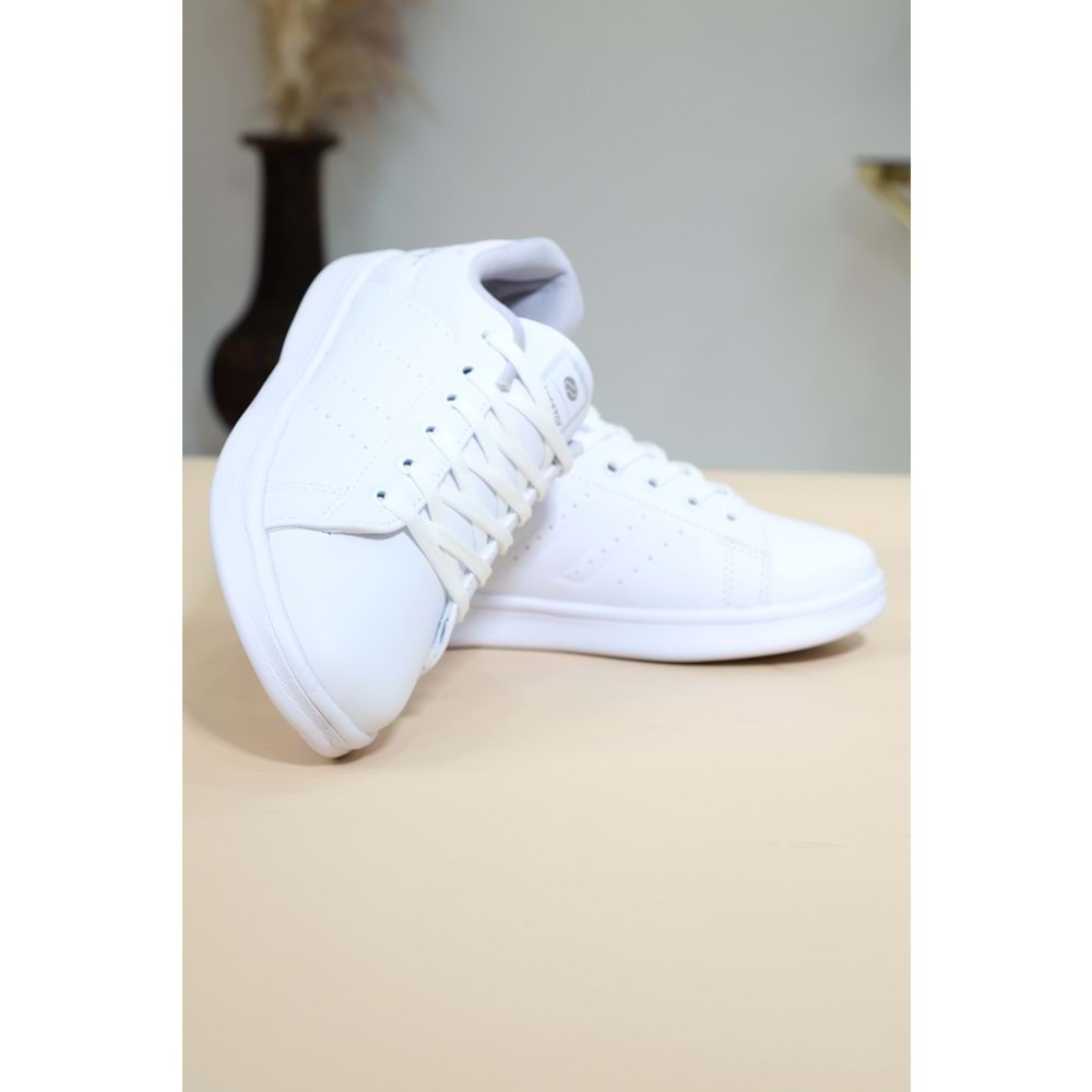 Konfores 1263 Anatomik Taban Unisex Sneakers Ayakkabı - NKT01263-BEYAZ-36