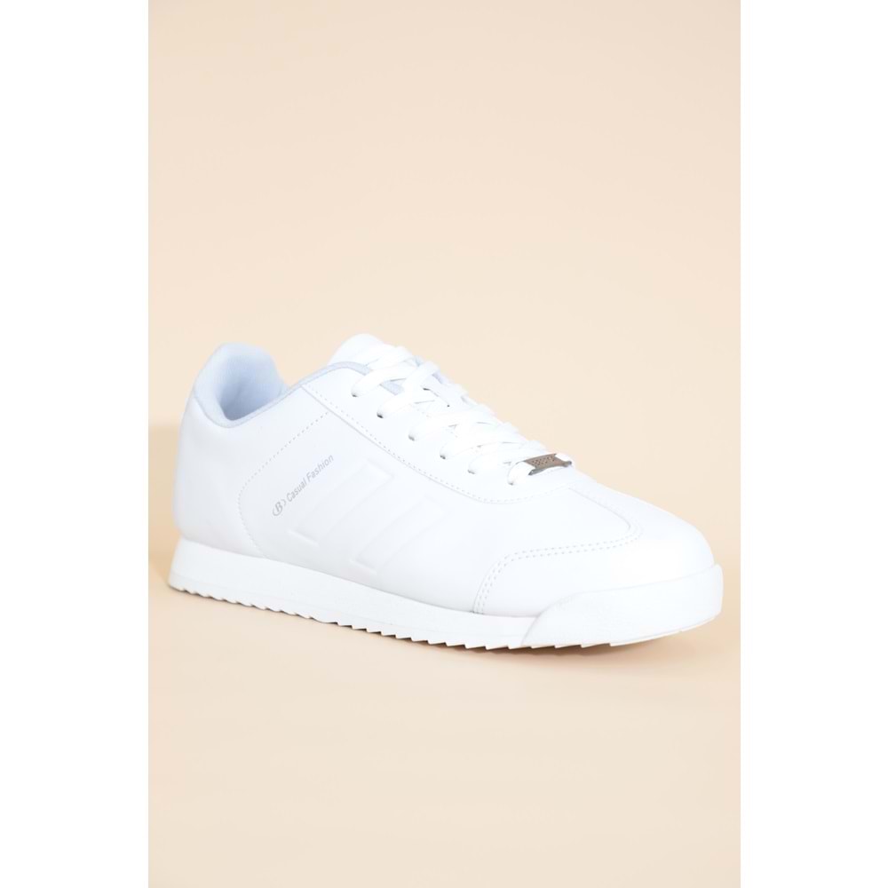 Konfores 1264 Anatomik Taban Unisex Sneakers Ayakkabı - NKT01264-BEYAZ-36