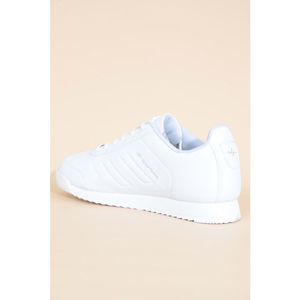 Konfores 1264 Anatomik Taban Unisex Sneakers Ayakkabı - NKT01264-BEYAZ-36