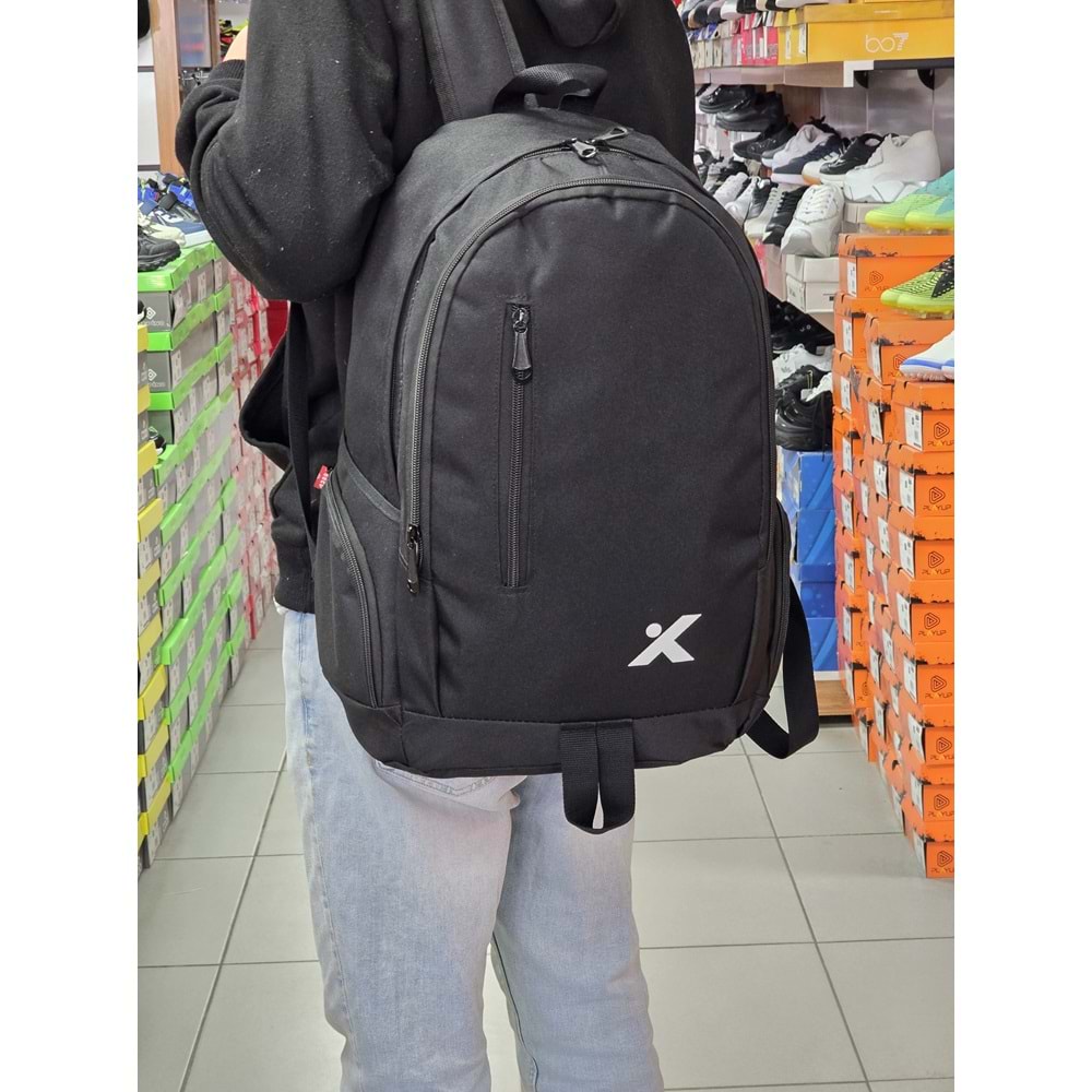 Konfores 1303 Unisex Ortaokul ve Lise Sırt Çantası - NKT01303-siyah-TEK EBAT