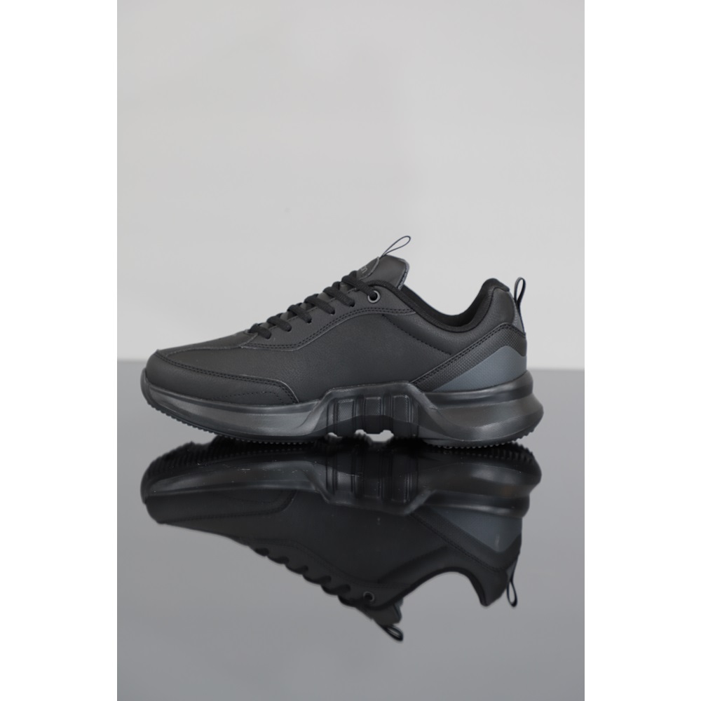 Konfores 1344 Anatomik Tabanlı Unisex Koşu Ayakkabısı - NKT01344-siyah-45