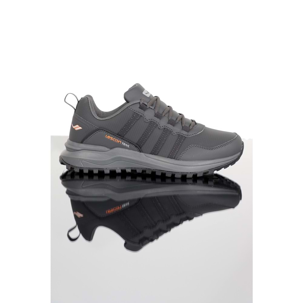 Konfores 1357 Anatomik Tabanlı Unisex Koşu Ayakkabısı - NKT01357-Füme-43