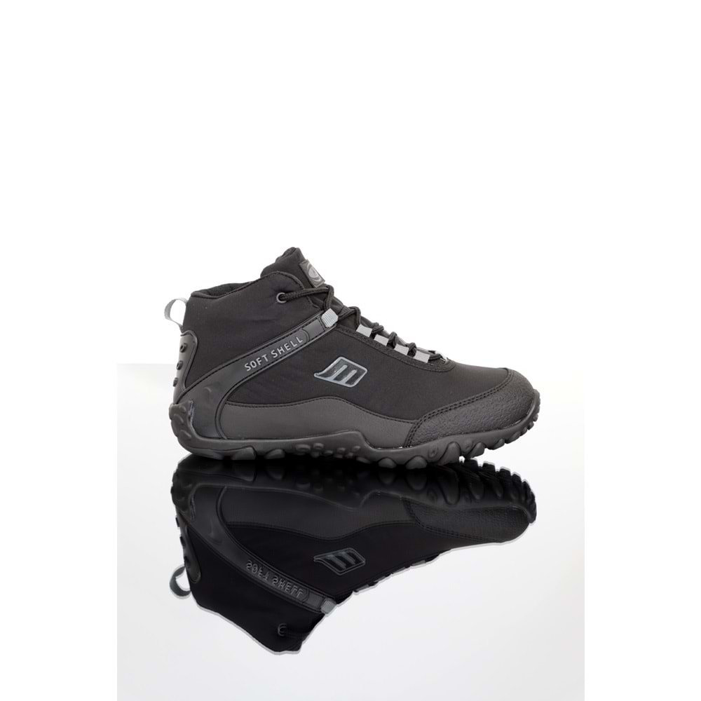 Konfores 1360 Anatomik Tabanlı Soft Shell Unisex Koşu Ayakkabısı - NKT01360-siyah-43
