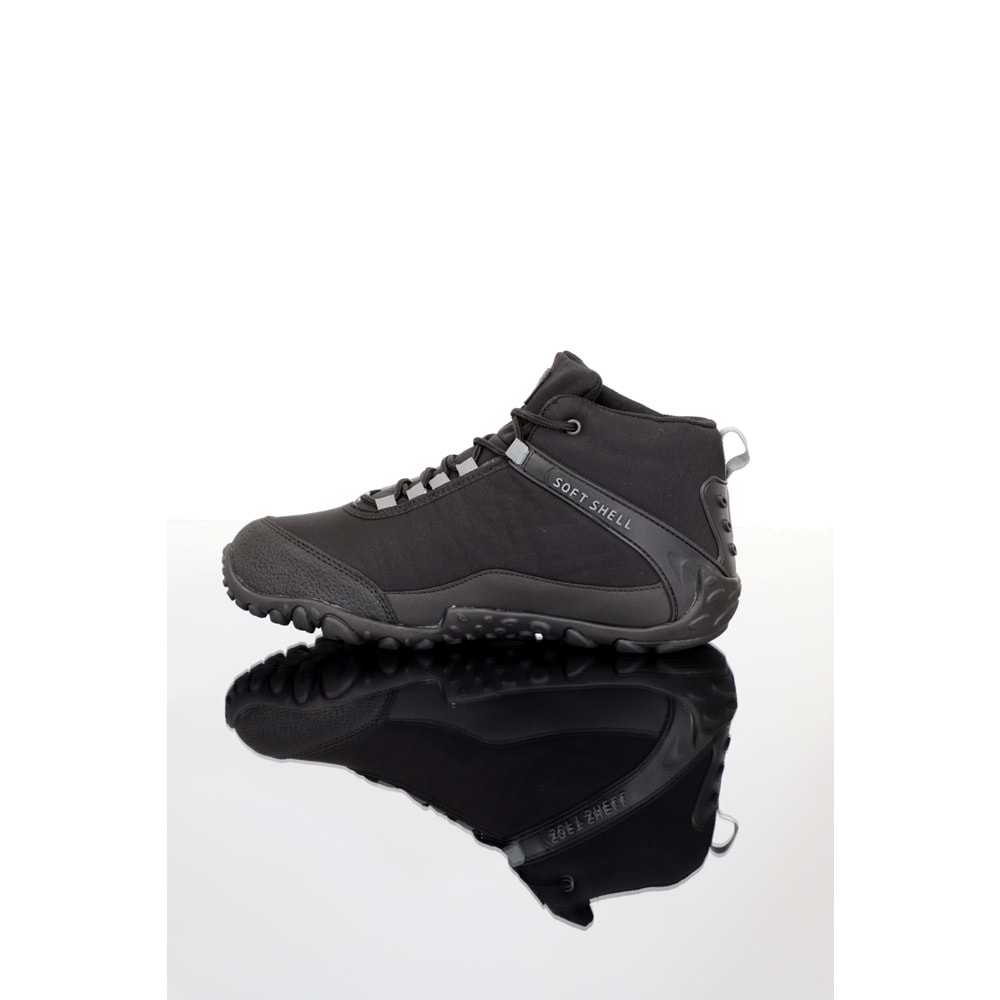 Konfores 1360 Anatomik Tabanlı Soft Shell Unisex Koşu Ayakkabısı - NKT01360-siyah-43
