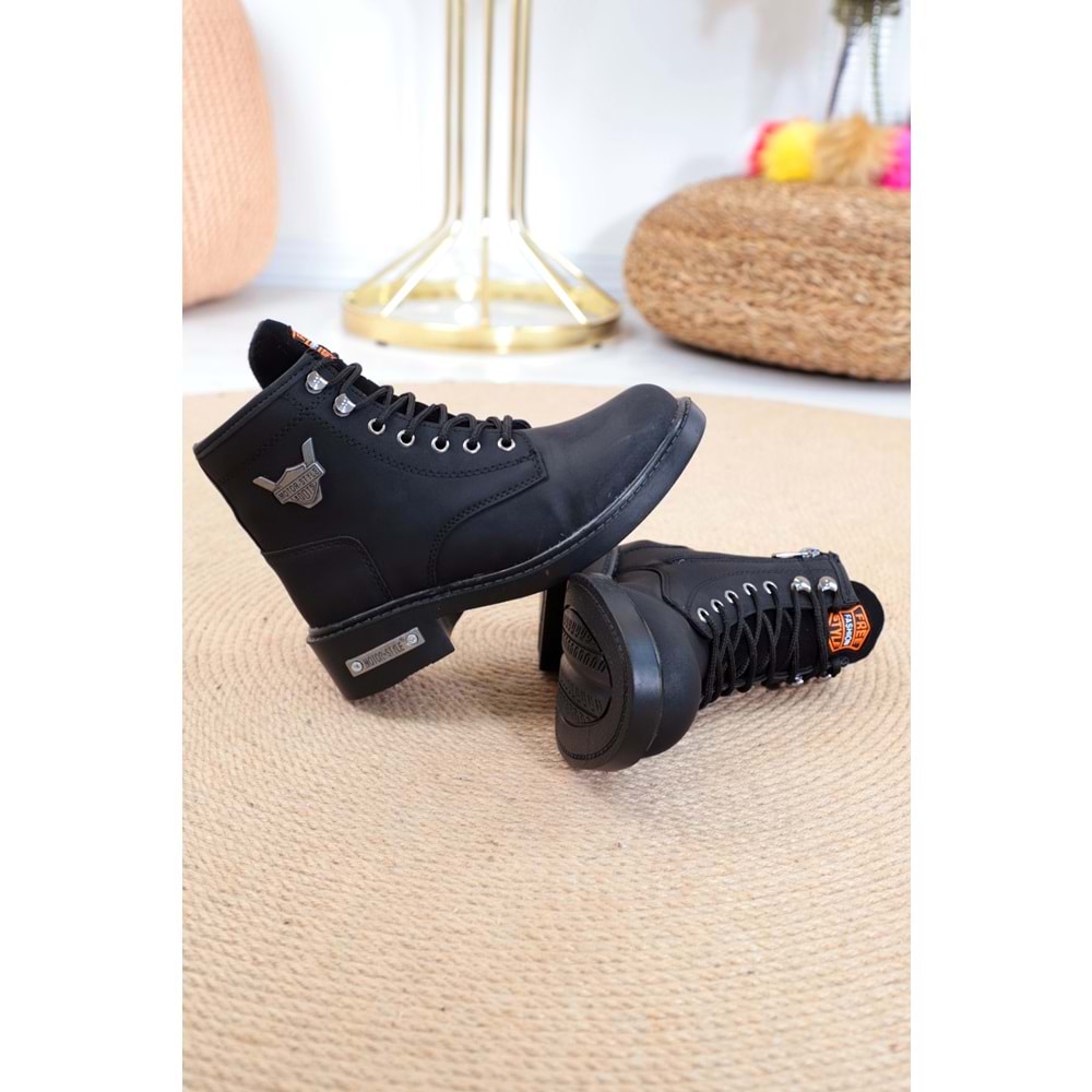 Konfores 1388 Unisex Anatomik Tabanlı Spor Bot - NKT01388-siyah-37