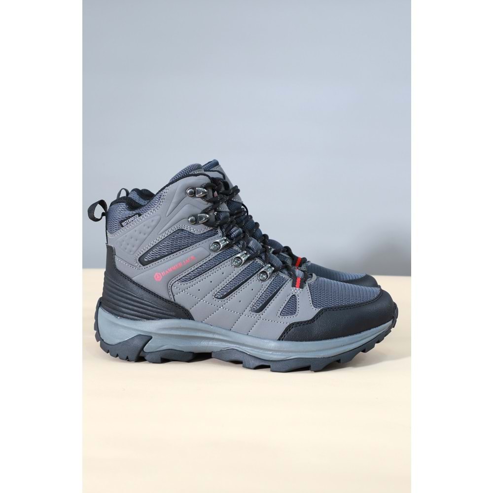 Konfores 1438 Anatomik Taban Waterproof Trekking Spor Bot - NKT01438-gri-45