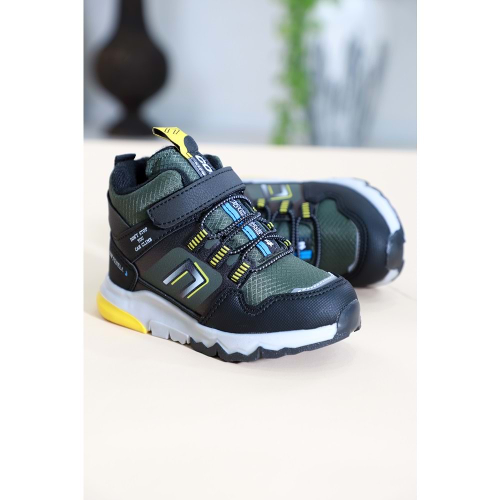 Kidessa 1471 Anatomik Tabanlı Soft Shell Çocuk Spor Bot - NKT01471-haki-27