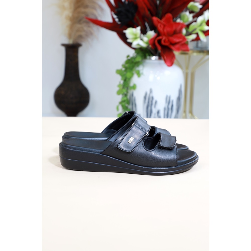 Konfores 1489-9863-1 Tam Anatomik Bayan Terlik - NKT01489-siyah-36