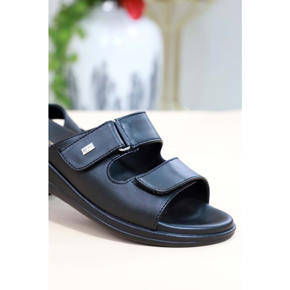 Konfores 1489-9863-1 Tam Anatomik Bayan Terlik - NKT01489-siyah-36