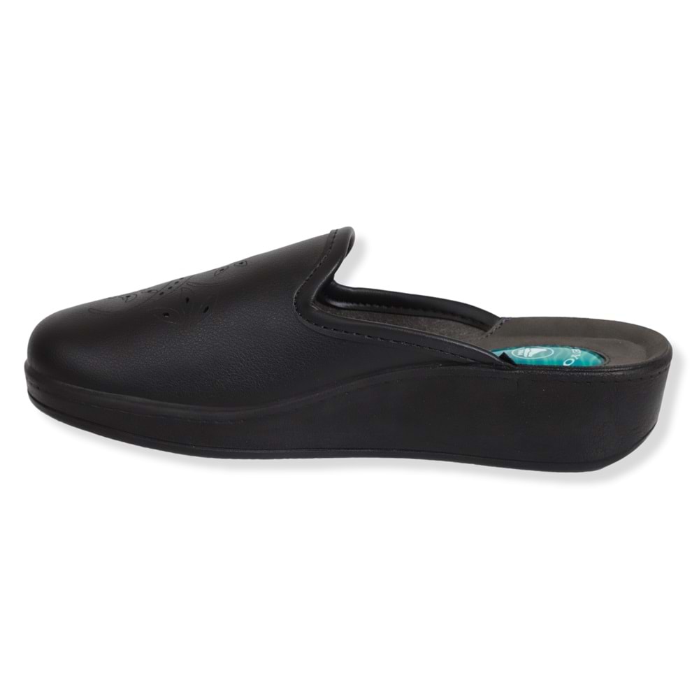 Konfores 1501-9932-8 Tam Anatomik Ev İçi Bayan Terlik - NKT01501-siyah-40
