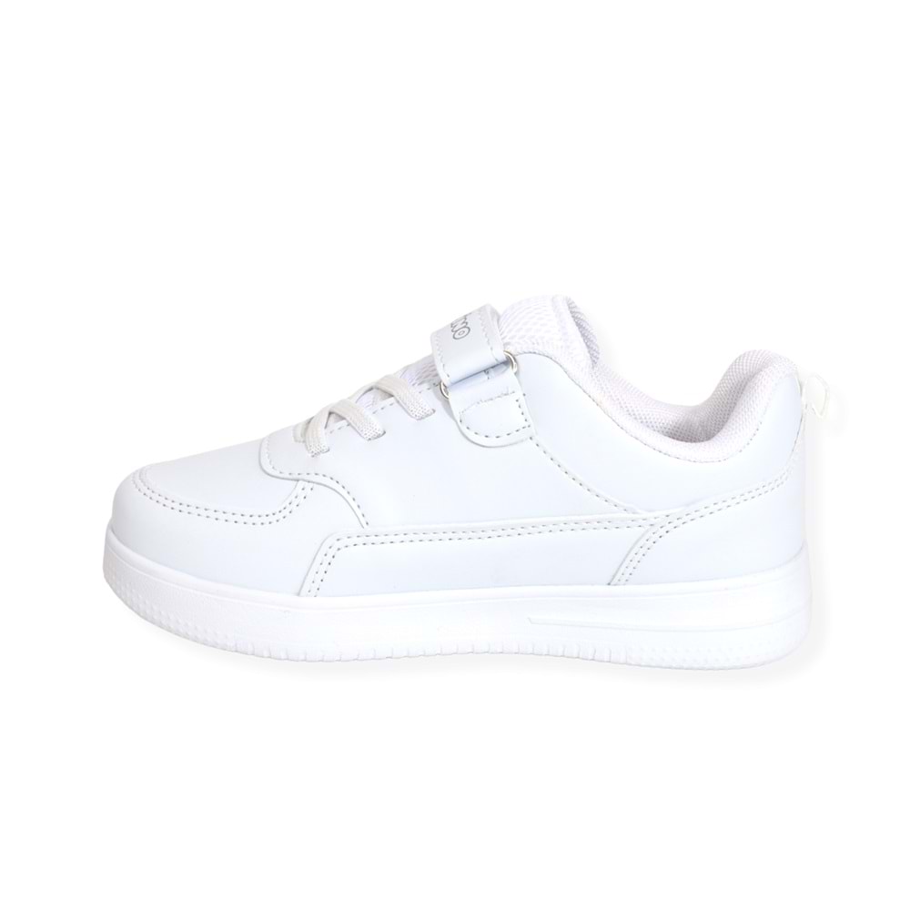 Kidessa 1507 Anatomik Taban Unisex Çocuk Sneakers Ayakkabı - NKT01507-BEYAZ-31