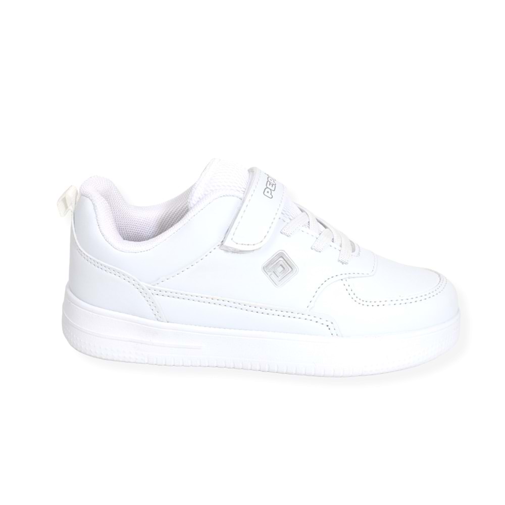 Kidessa 1507 Anatomik Taban Unisex Çocuk Sneakers Ayakkabı - NKT01507-BEYAZ-31