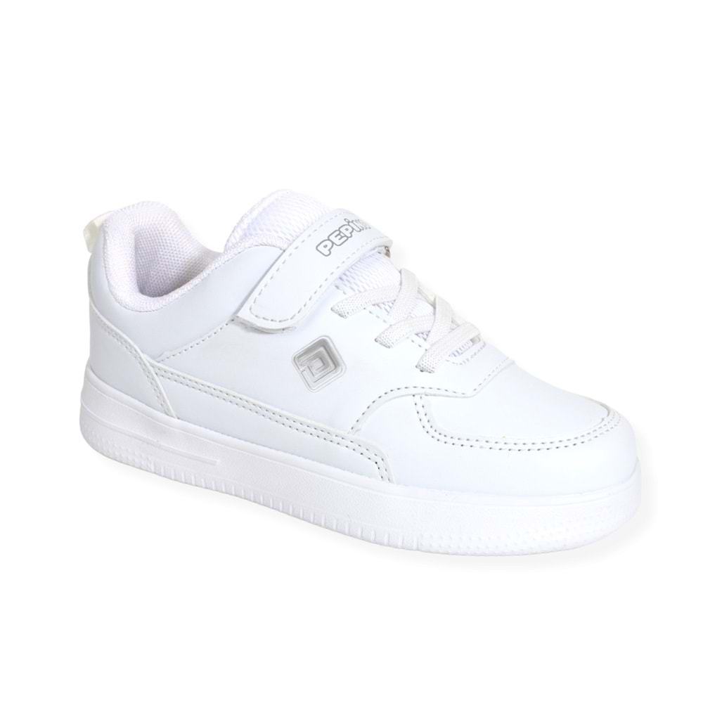 Kidessa 1507 Anatomik Taban Unisex Çocuk Sneakers Ayakkabı - NKT01507-BEYAZ-31