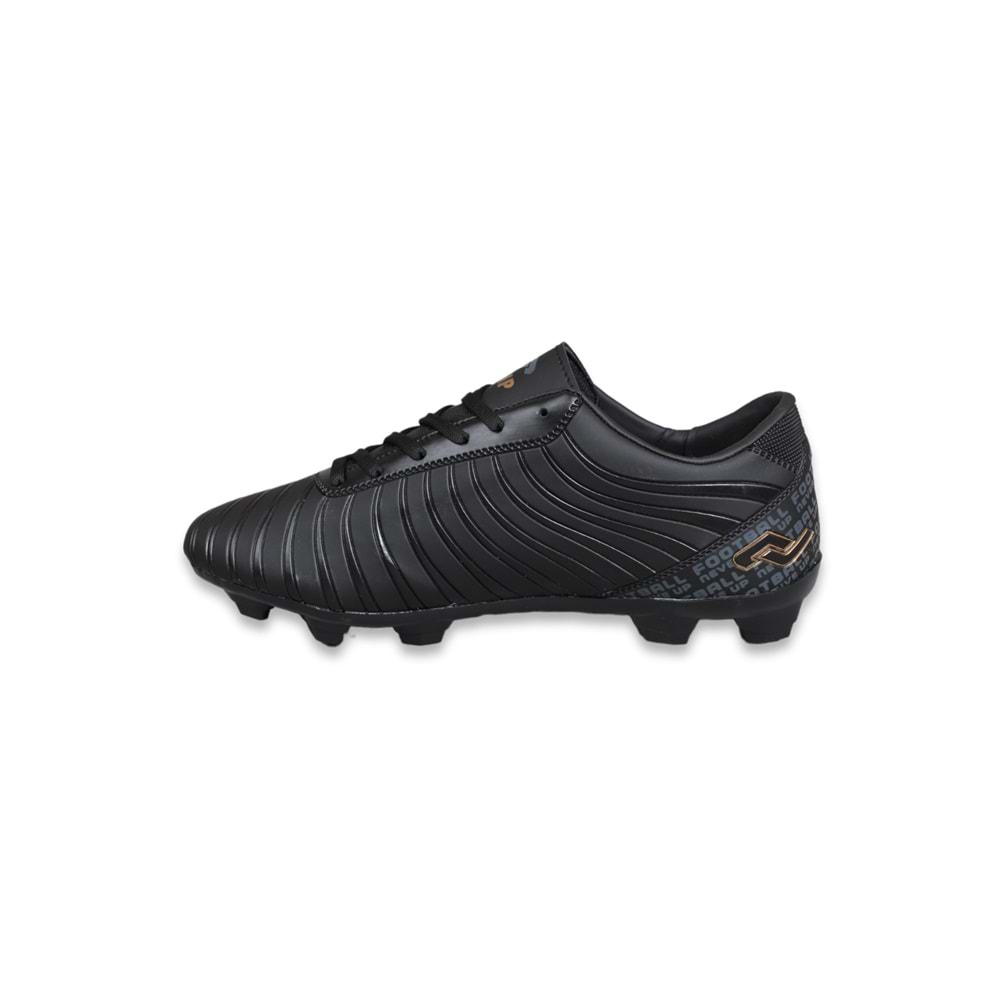 Konfores 1537-28367 Çim Saha Futbol Ayakkabısı - NKT01537-siyah-41