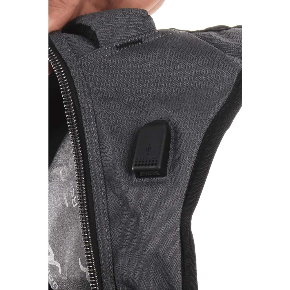Konfores 1550-2226 Unisex Anatomik Yarasa Sırt Okul Çantası - NKT01550-mürdüm-TEK EBAT