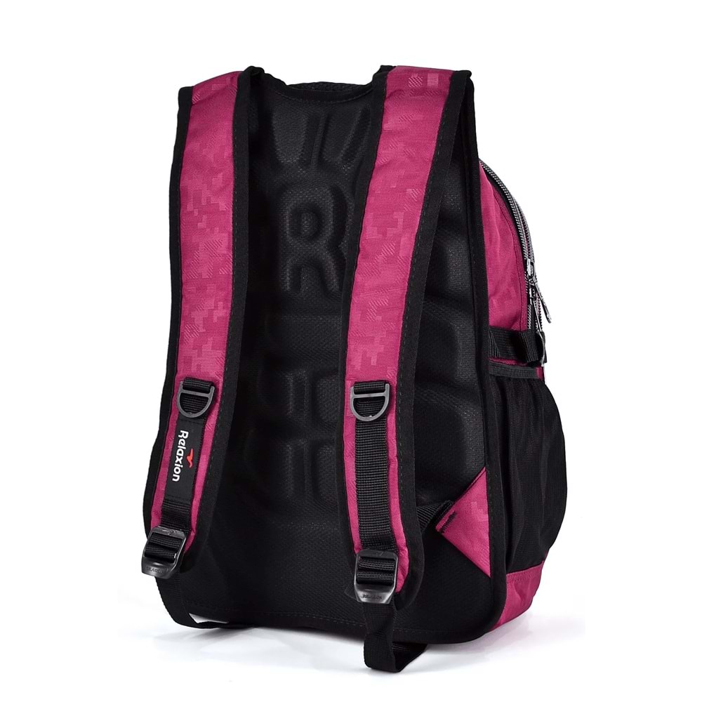 Konfores 1550-2226 Unisex Anatomik Yarasa Sırt Okul Çantası - NKT01550-mürdüm-TEK EBAT