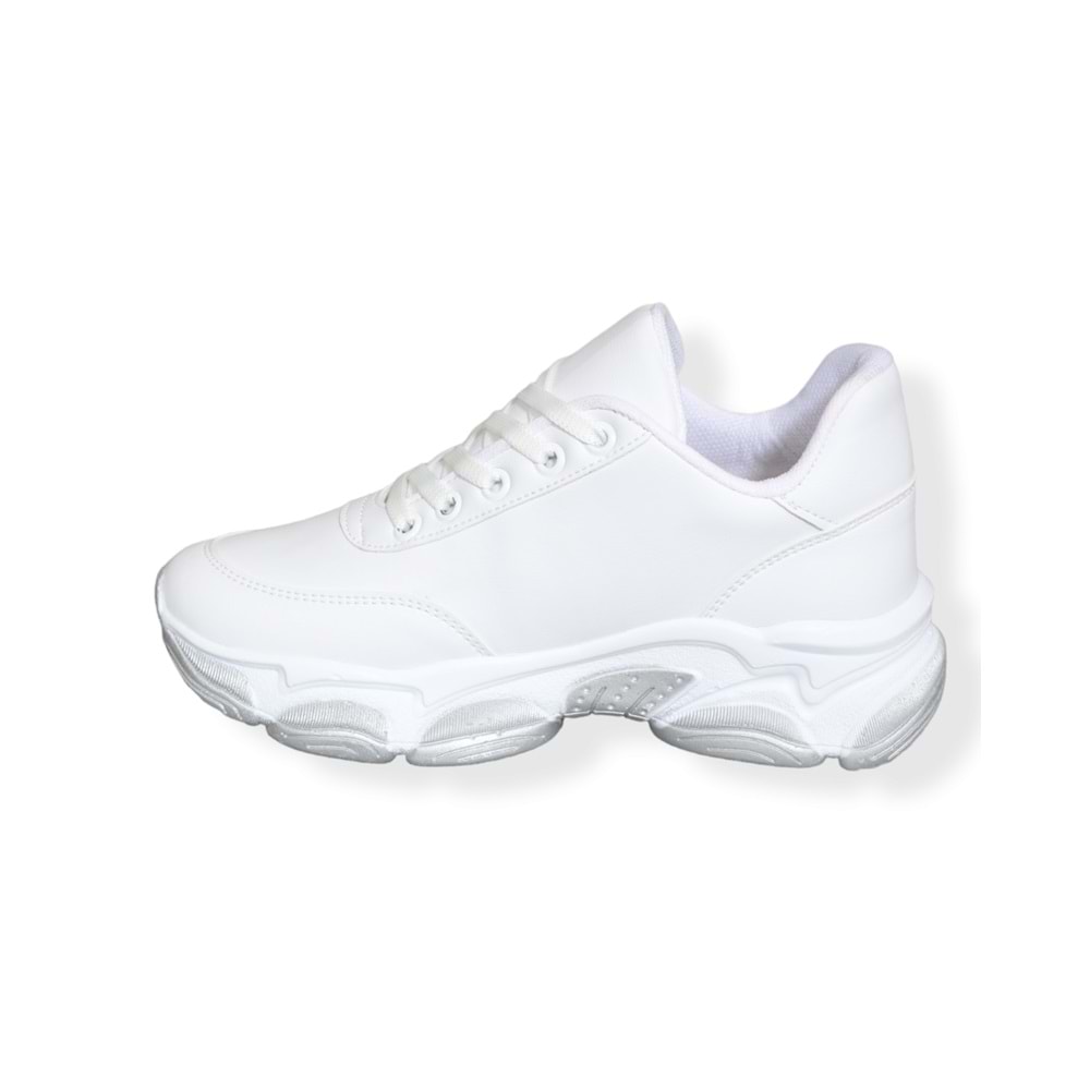 Konfores 1571-333063 Anatomik Tabanlı Sneakers Ayakkabı - NKT01571-BEYAZ-36