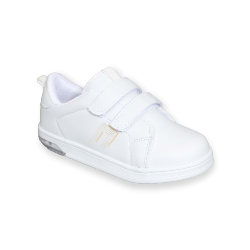 Kidessa 1578 Anatomik Tabanlı Işıklı Çocuk Spor Ayakkabı - NKT01578-BEYAZ-29