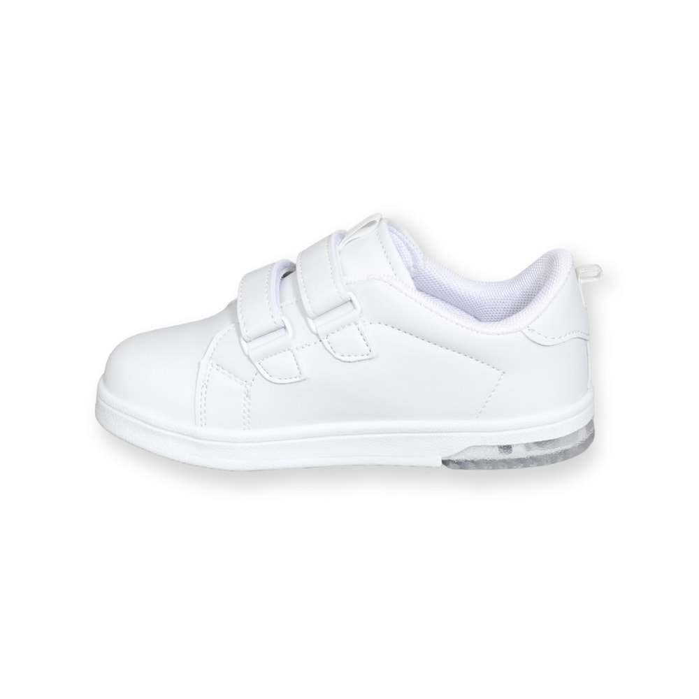 Kidessa 1578 Anatomik Tabanlı Işıklı Çocuk Spor Ayakkabı - NKT01578-BEYAZ-29