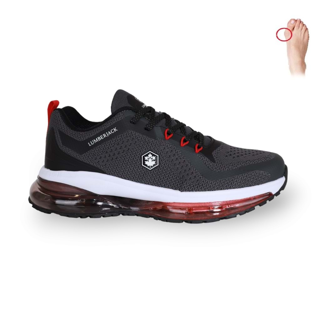 Konfores 1615-Aırfoam Sıvo Anatomik Tabanlı Yürüyüş & Koşu Ayakkabısı - NKT01615-gri-41