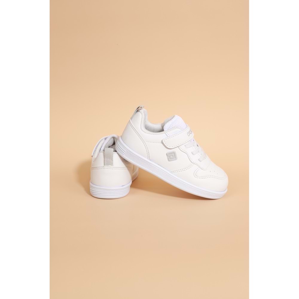 Kidessa 1677 Anatomik Tabanlı Unisex Çocuk Sneakers Ayakkabı - NKT01677-BEYAZ-22