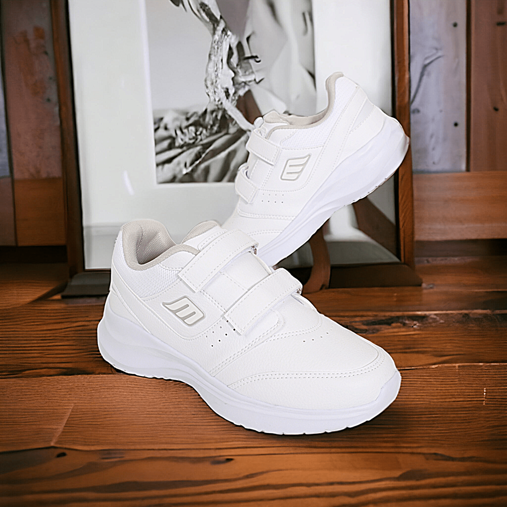 Konfores 1706 Anatomik Tabanlı Unisex Bantlı Sneakers Ayakkabı - NKT01706-BEYAZ-40