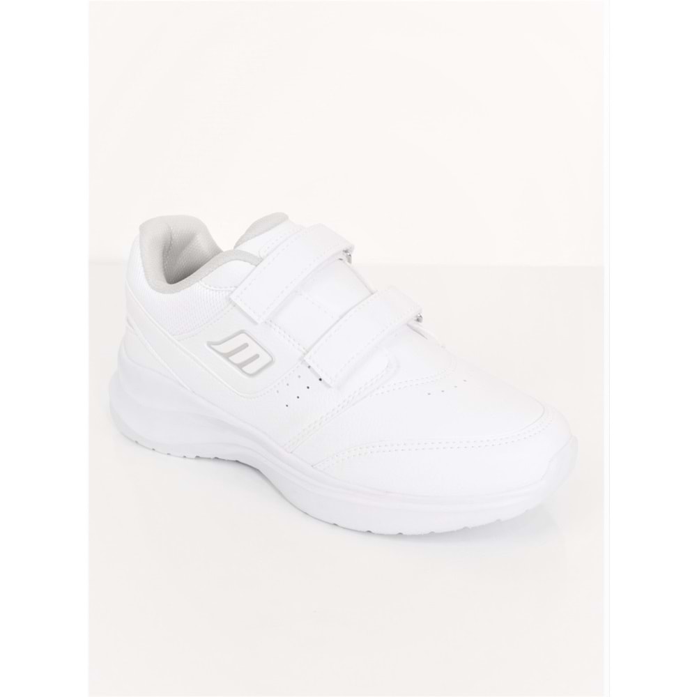 Konfores 1706 Anatomik Tabanlı Unisex Bantlı Sneakers Ayakkabı - NKT01706-BEYAZ-40