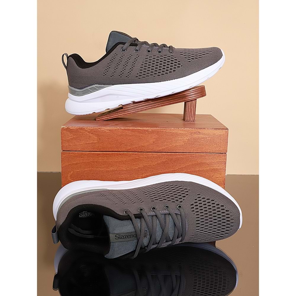 Slazenger Bullet-1707 Anatomik Tabanlı Unisex Yürüyüş & Koşu Ayakkabısı - NKT01707-gri-40