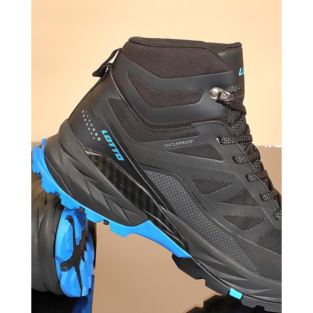 1719-Hunter Anatomik Taban Waterproof Trekking Spor Bot - NKT01719-siyah sax-42