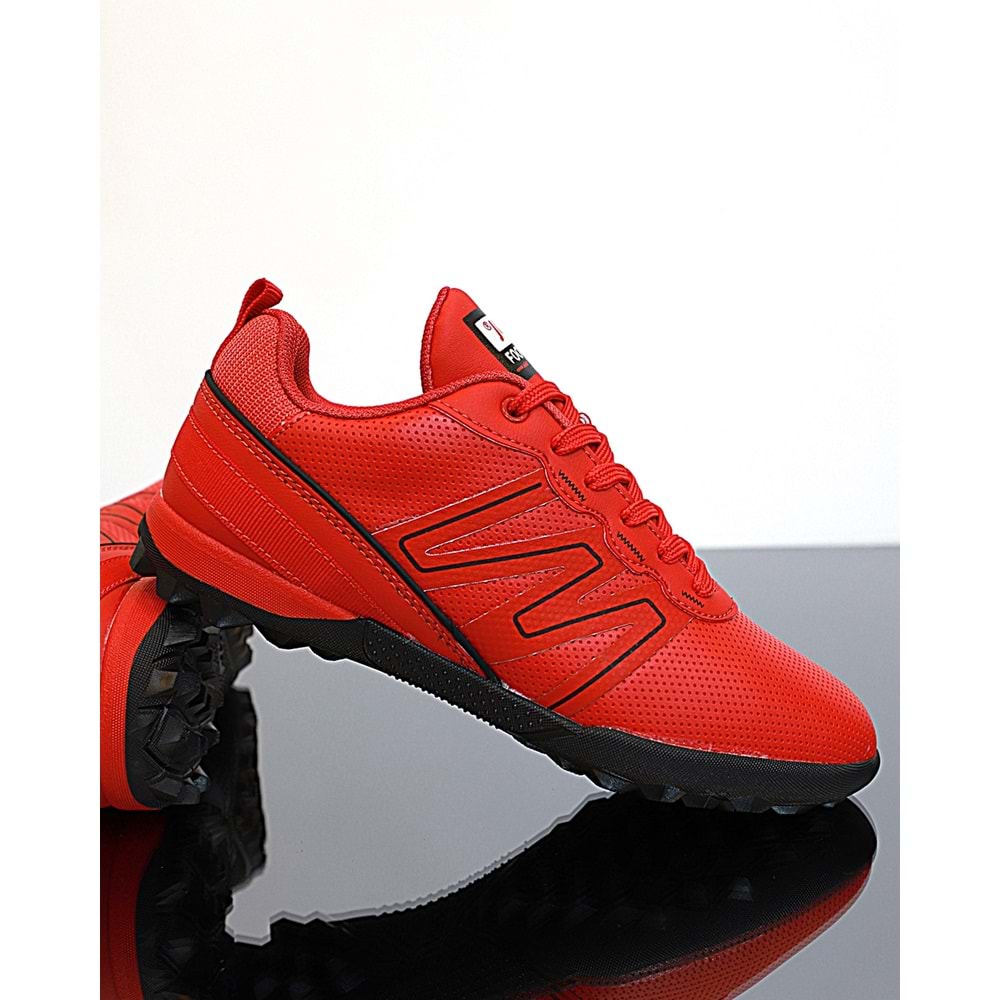 1762-29112 Halı Saha Futbol Ayakkabısı - NKT01762-KIRMIZI-40