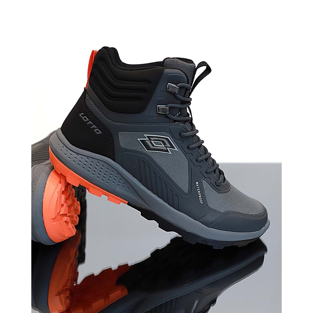 Lotto 1771-Crowel Anatomik Tabanlı Waterproof Trekking Spor Bot - NKT01771-gri-40