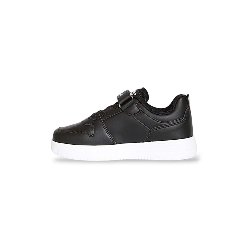Kidessa 1825 Anatomik Tabanlı Unisex Çocuk Günlük Spor Ayakkabı - NKT01825-siyah beyaz-30