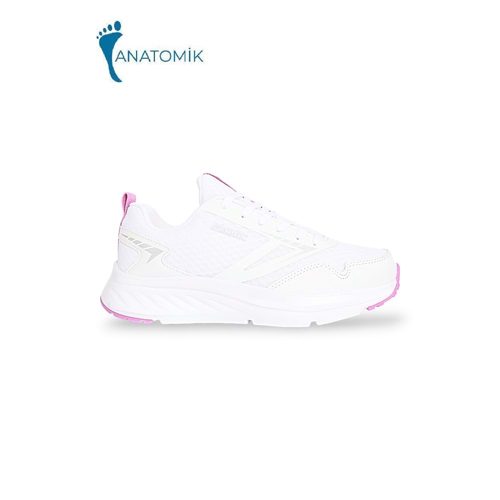 Kinetix 1841-Control Anatomik Tabanlı Kadın Yürüyüş & Koşu Ayakkabısı - NKT01841-beyaz pembe-39