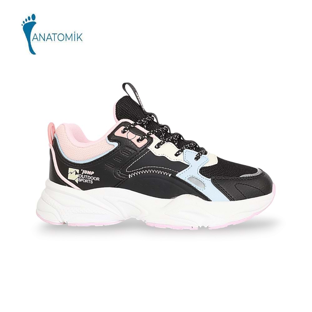 Jump 1851-29943 Anatomik Kalın Tabanlı Bayan Sneakers Ayakkabı