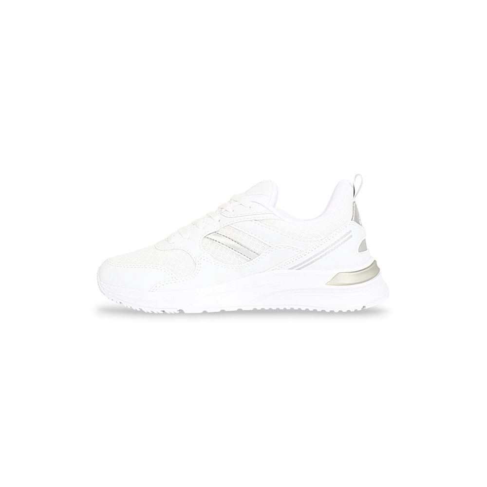 Kinetix 1860-Axıon Anatomik Tabanlı Kadın Sneakers Ayakkabı - NKT01860-Beyaz Gümüş-38