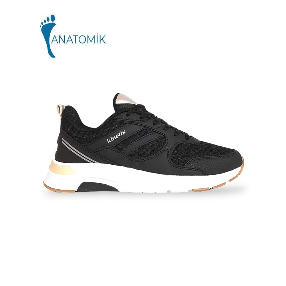 Kinetix 1860-Axıon Anatomik Tabanlı Kadın Sneakers Ayakkabı - NKT01860-siyah-39