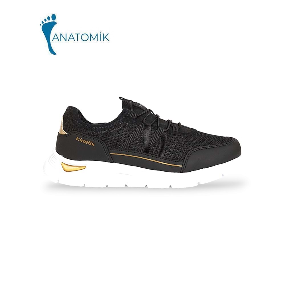 Kinetix 1873-Nedıa Anatomik Tabanlı Kadın Yürüyüş & Koşu Ayakkabısı - NKT01873-siyah beyaz-38