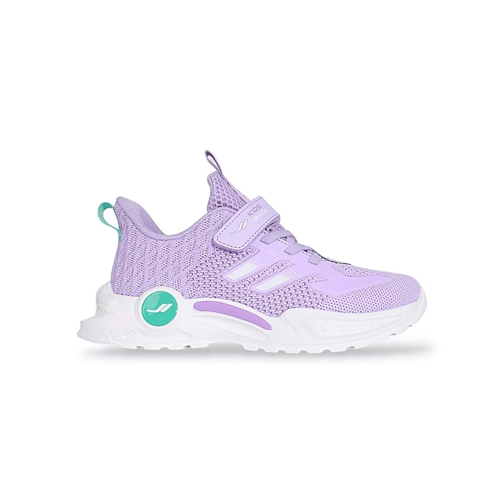 Lescon 1902-Tıbet Anatomik Tabanlı Unisex Çocuk Günlük Spor Ayakkabı - NKT01902-lila-30