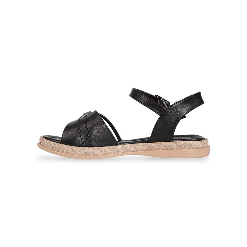 Konfores 1907-261135 Anatomik Tabanlı Kadın Sandalet - NKT01907-siyah-37